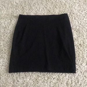 Black pencil skirt